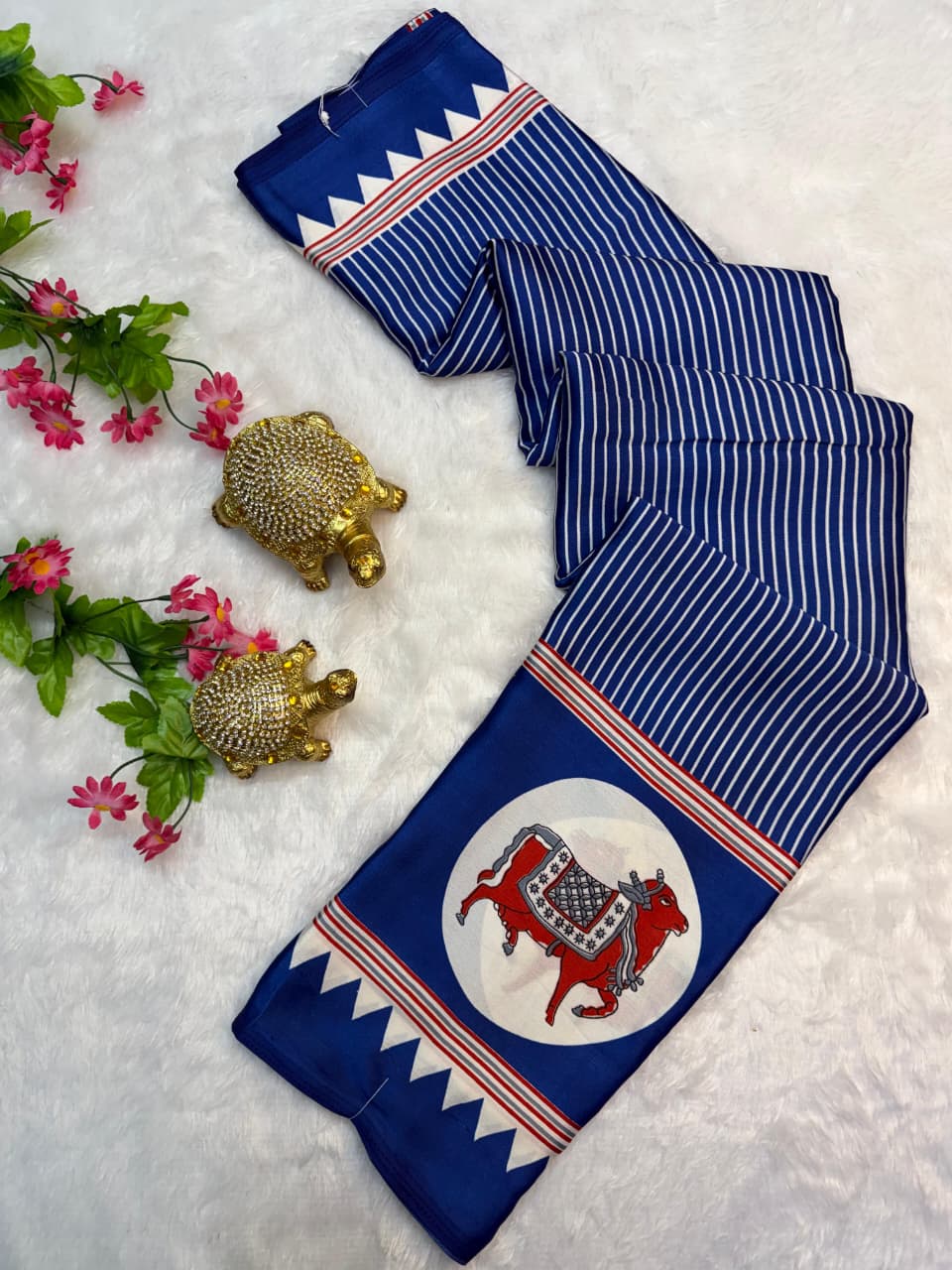Pure Gajji Silk Saree