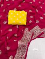 Pure Viscose Georgette Saree