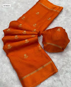 Pure Soft Viscose Khadi Silk Saree