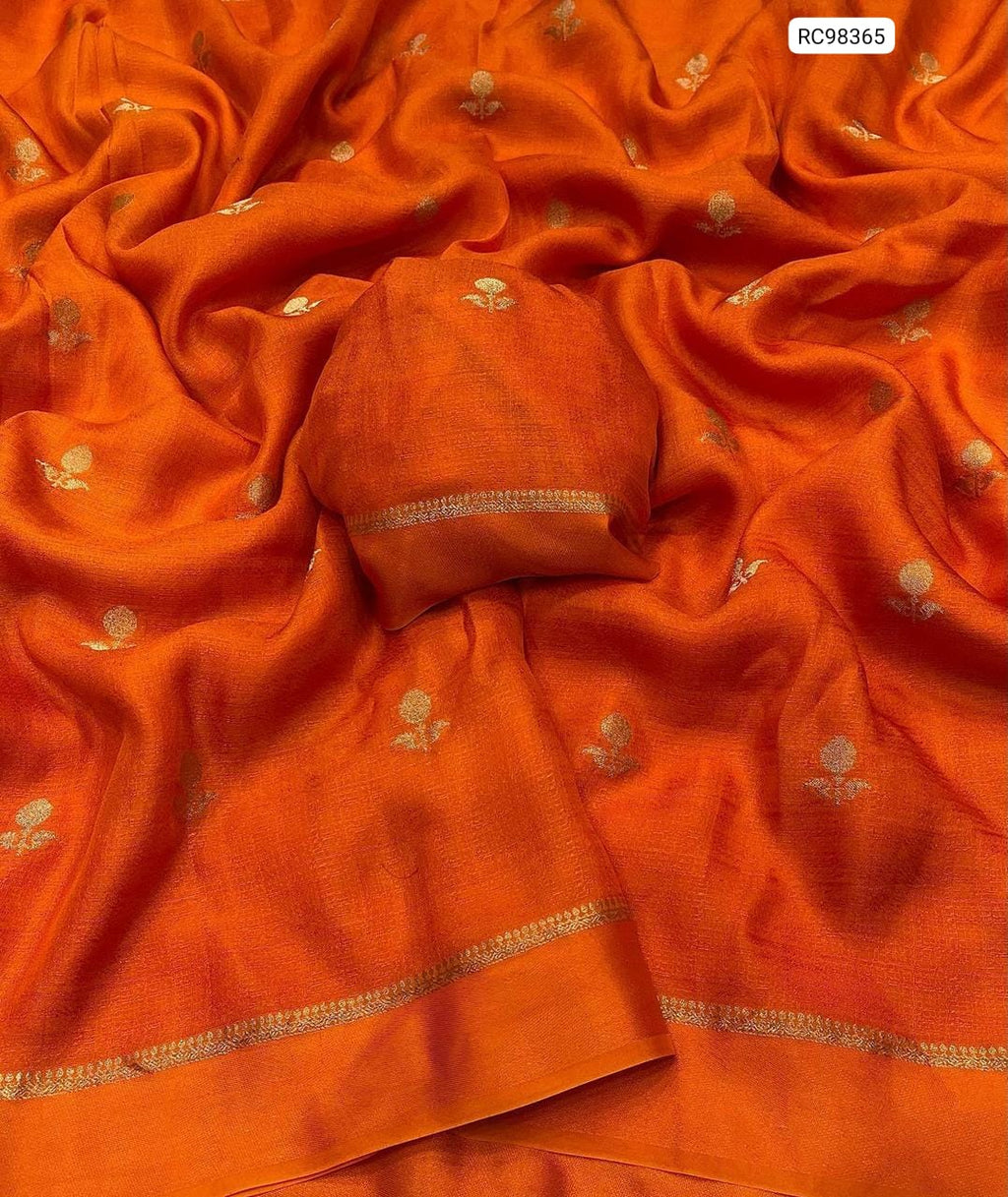 Pure Soft Viscose Khadi Silk Saree