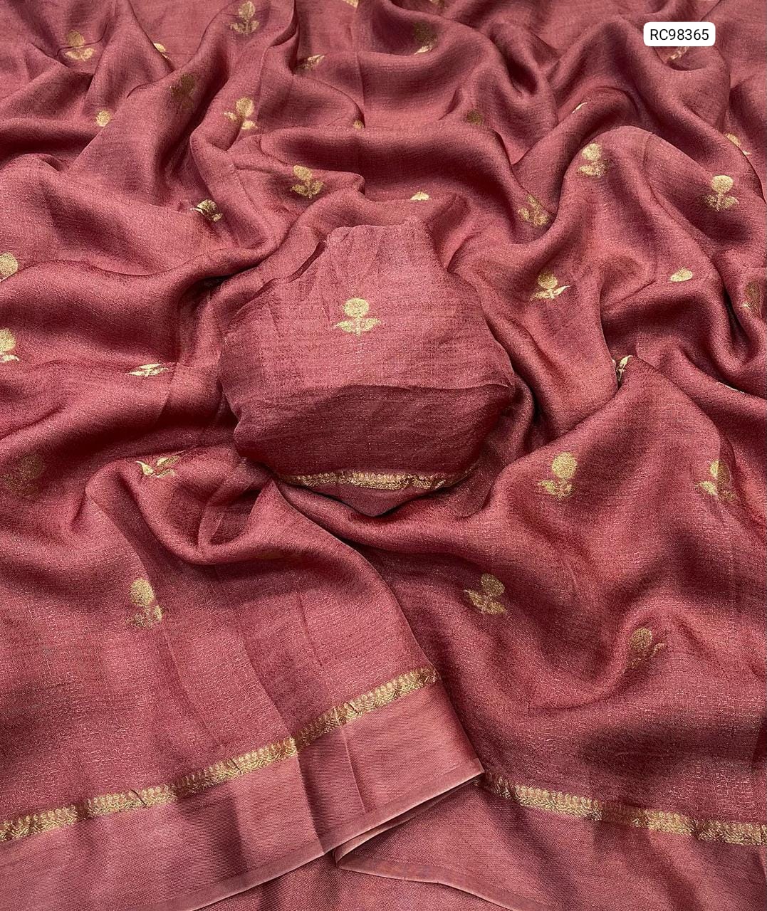 Pure Soft Viscose Khadi Silk Saree