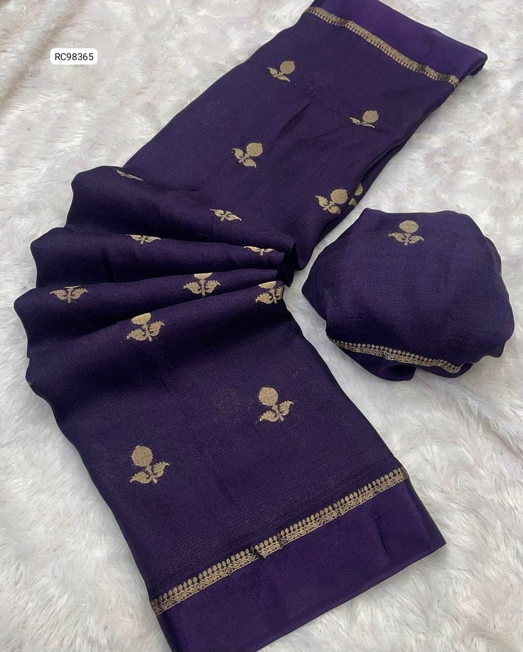 Pure Soft Viscose Khadi Silk Saree