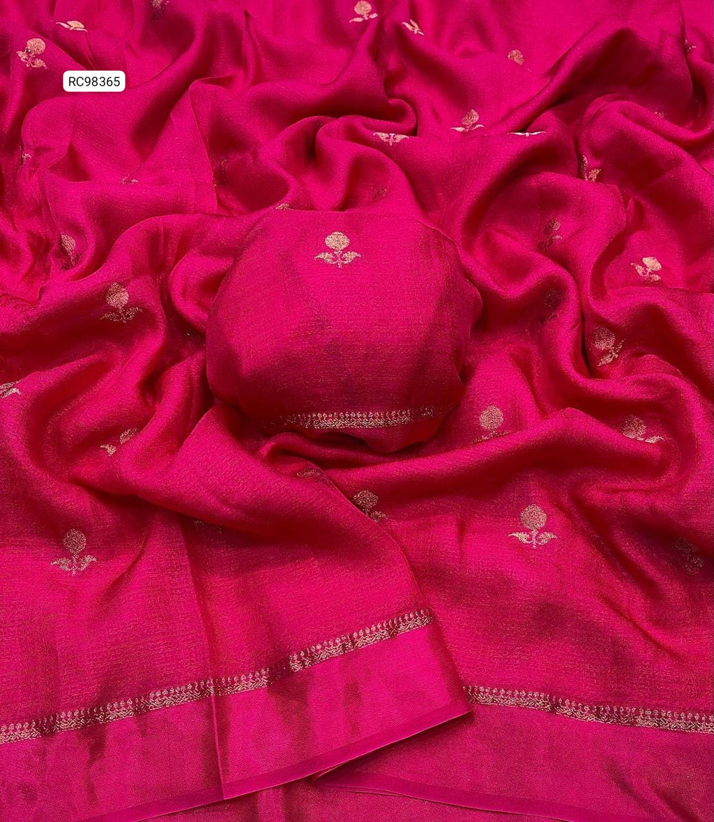 Pure Soft Viscose Khadi Silk Saree