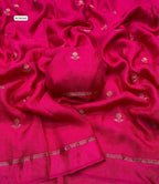 Pure Soft Viscose Khadi Silk Saree