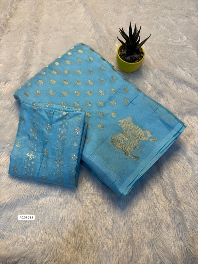 Russian Crepe Silk Saree