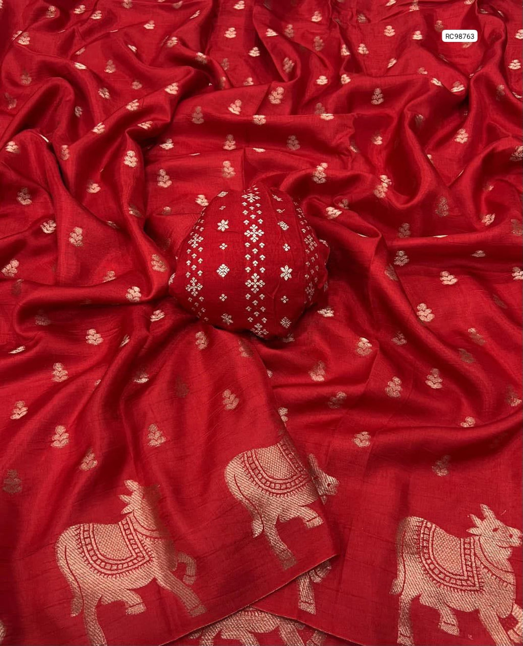 Russian Crepe Silk Saree