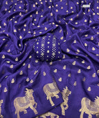Russian Crepe Silk Saree