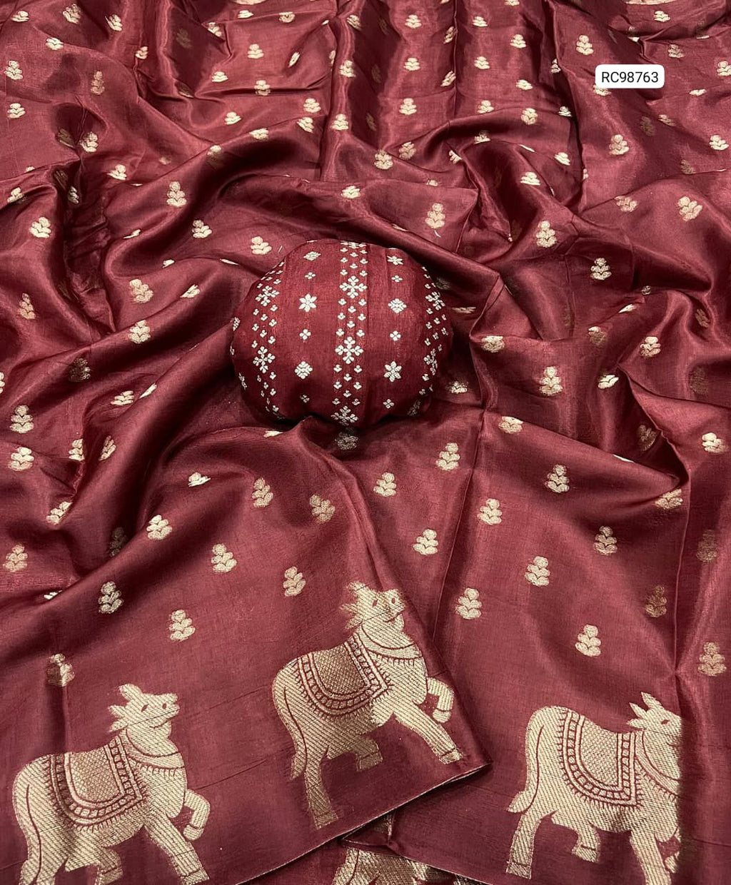 Russian Crepe Silk Saree