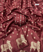 Russian Crepe Silk Saree