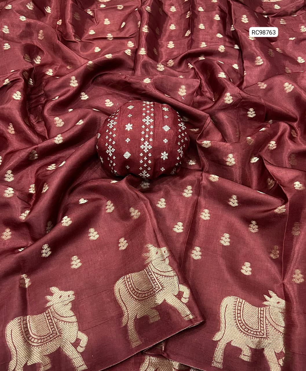 Russian Crepe Silk Saree