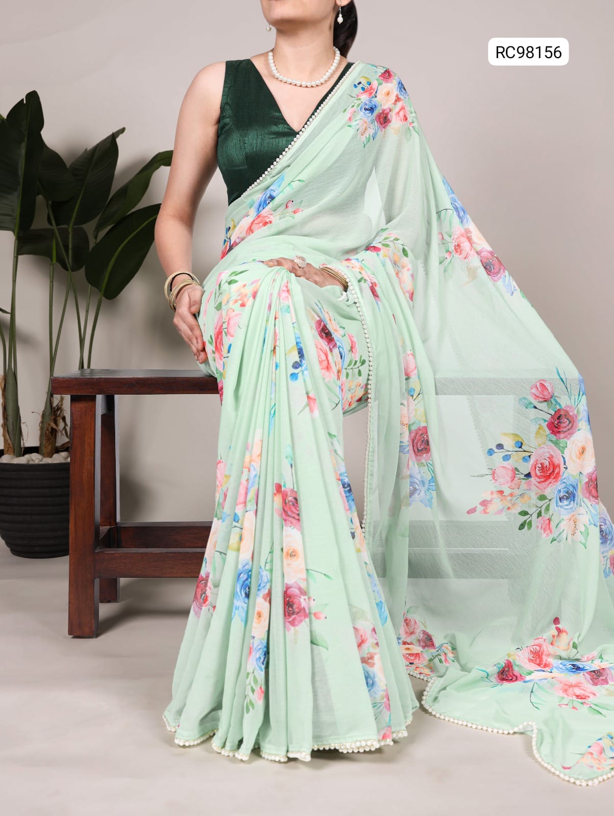 Premium Georgette Weightless Saree