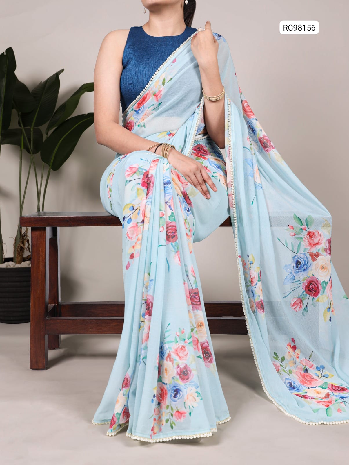 Premium Georgette Weightless Saree