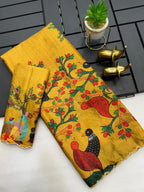 Handloom Tussar Silk Saree