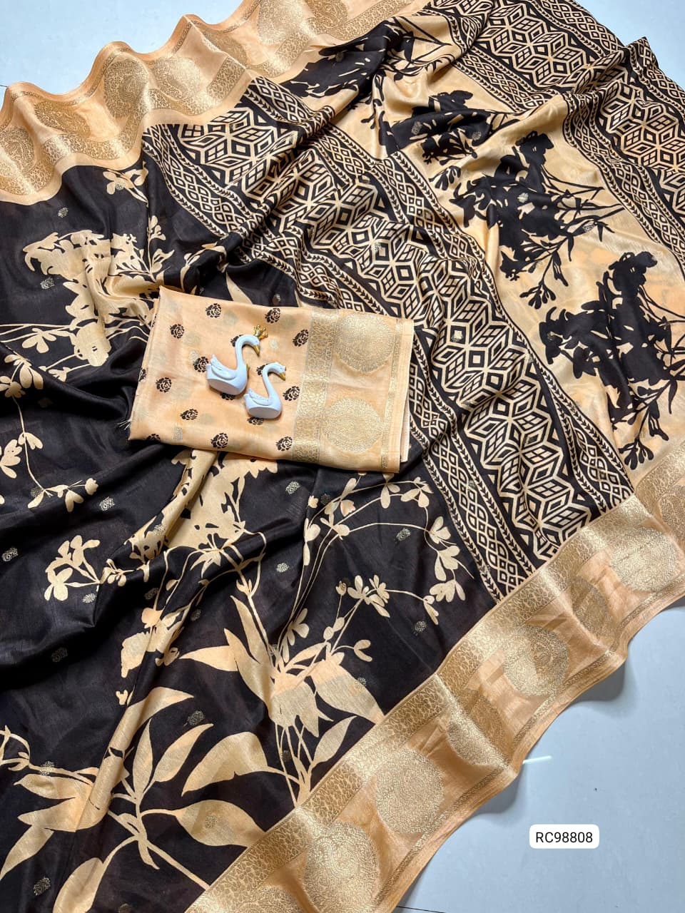 Pure Crepe Silk Saree