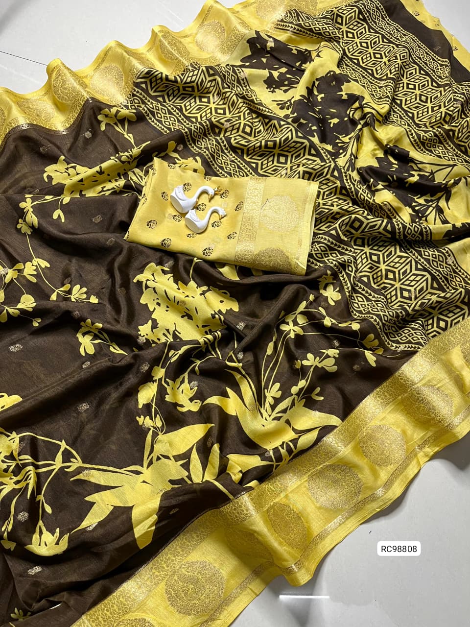 Pure Crepe Silk Saree