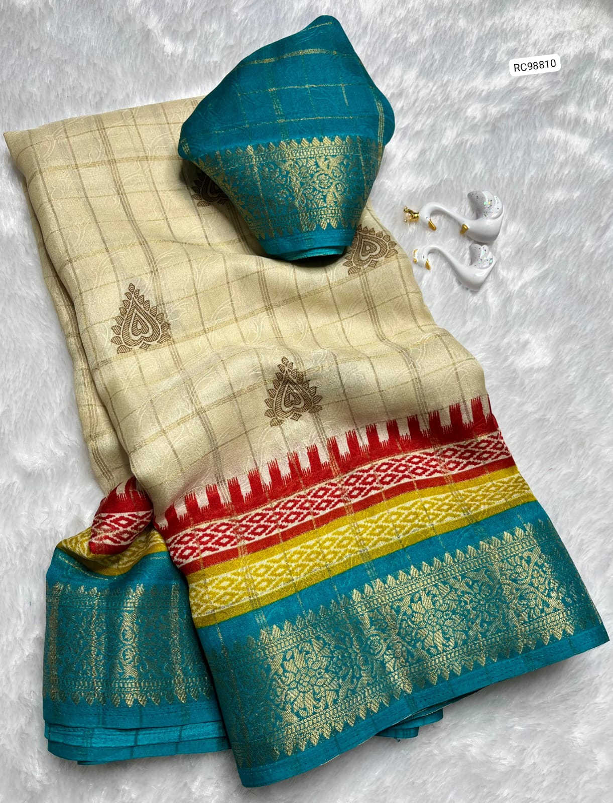 Marsh Mallow Saree