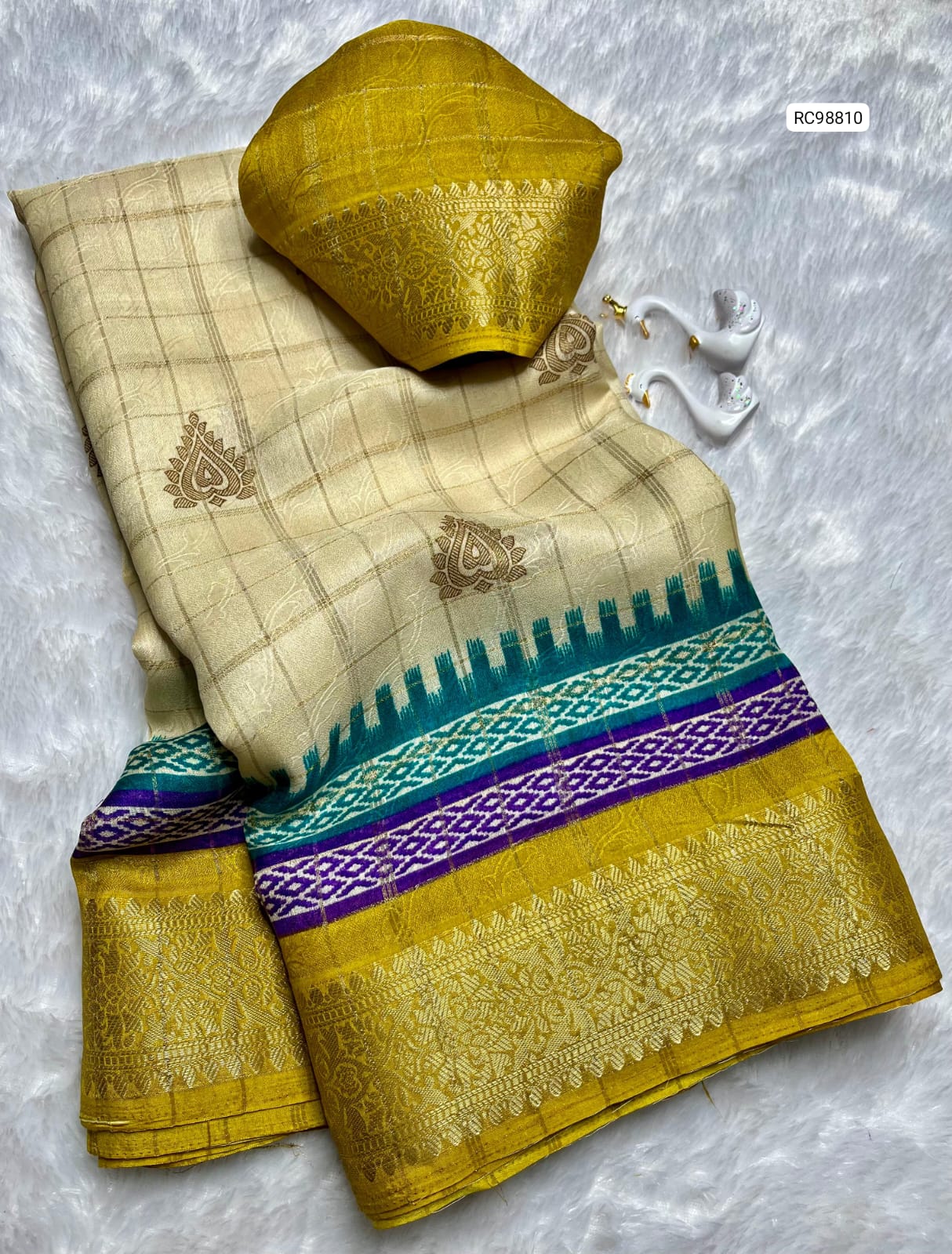 Marsh Mallow Saree