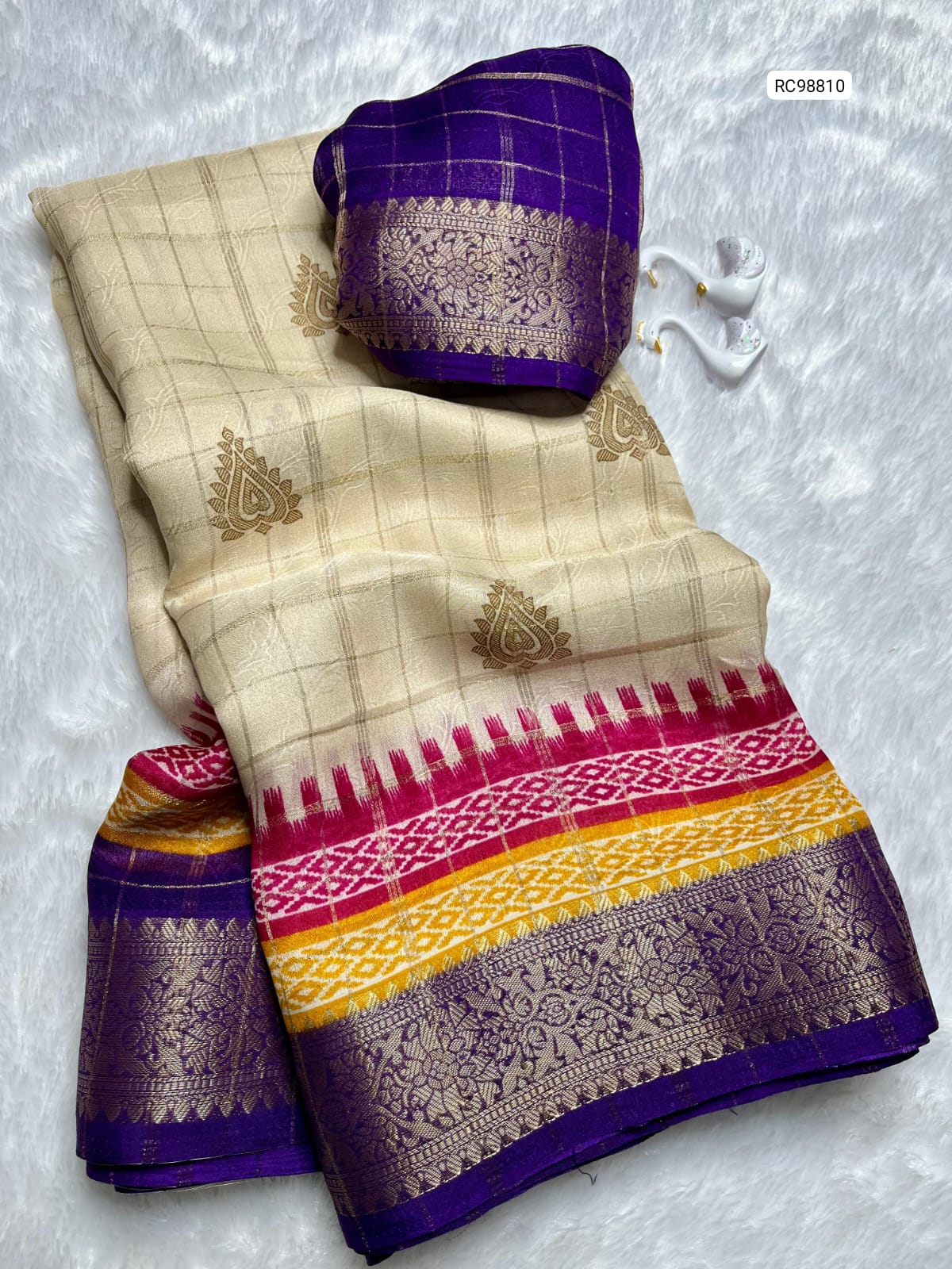 Marsh Mallow Saree