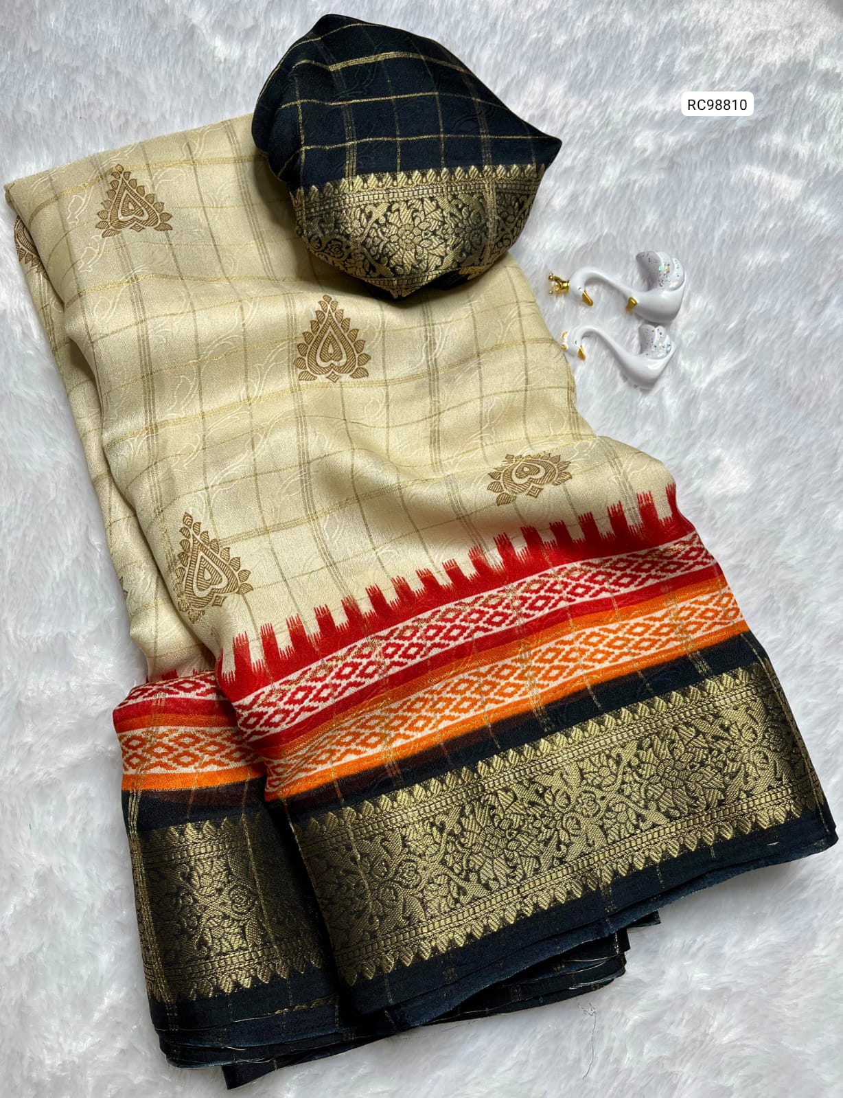 Marsh Mallow Saree