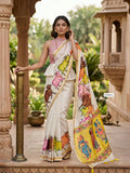 Pichwai Design Saree