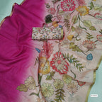 Pure Soft Linen Cotton Saree