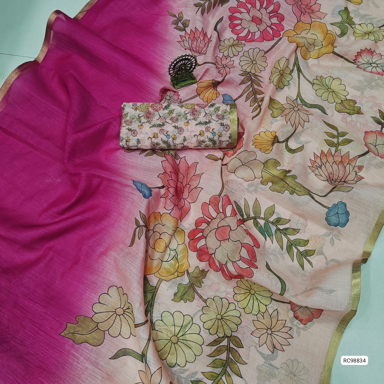 Pure Soft Linen Cotton Saree