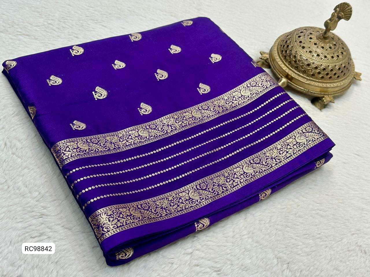 Pure Mysore Crepe Silk Saree