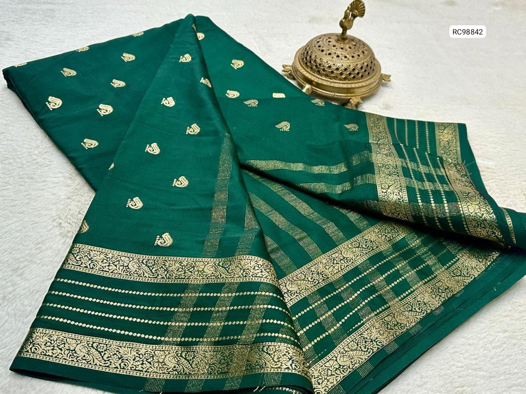 Pure Mysore Crepe Silk Saree
