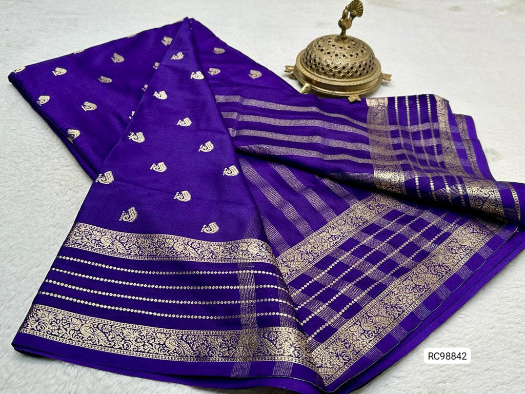Pure Mysore Crepe Silk Saree
