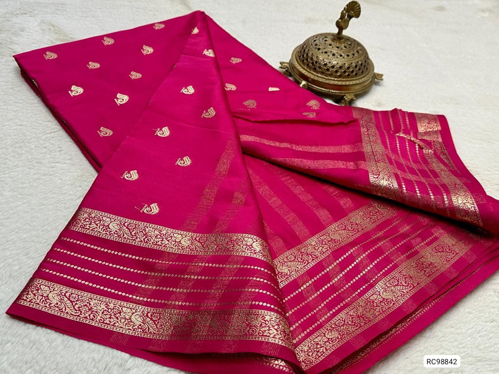 Pure Mysore Crepe Silk Saree