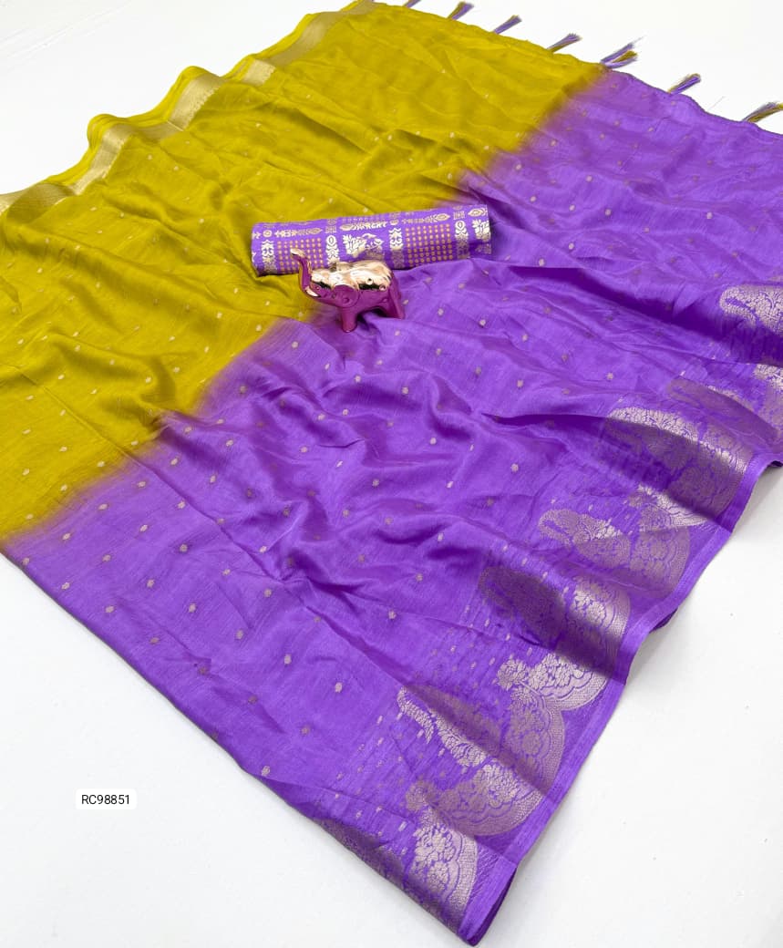 Heavy Pure Chinnon Viscose Saree