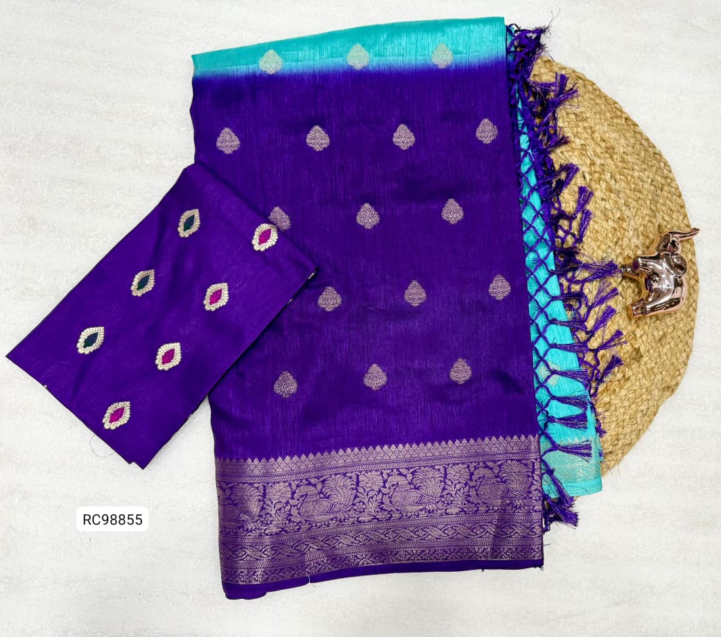 Premium Heavy Dola Butti Silk Saree