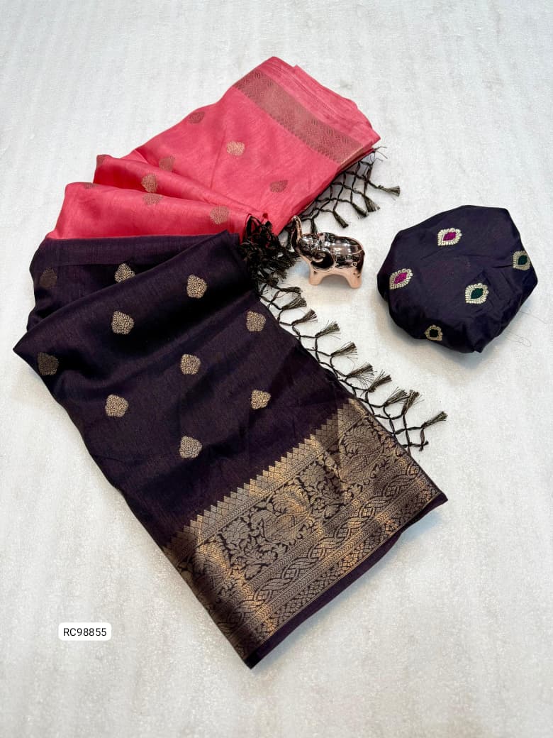 Premium Heavy Dola Butti Silk Saree