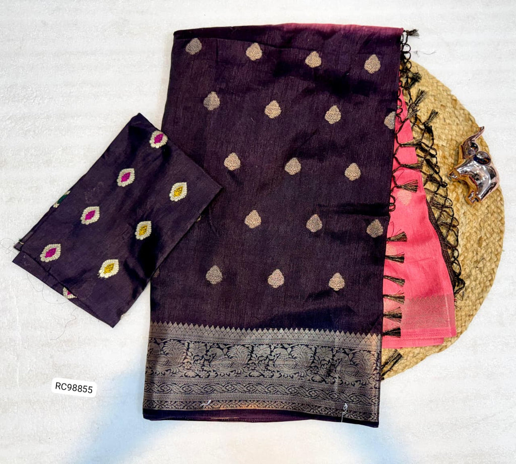 Premium Heavy Dola Butti Silk Saree