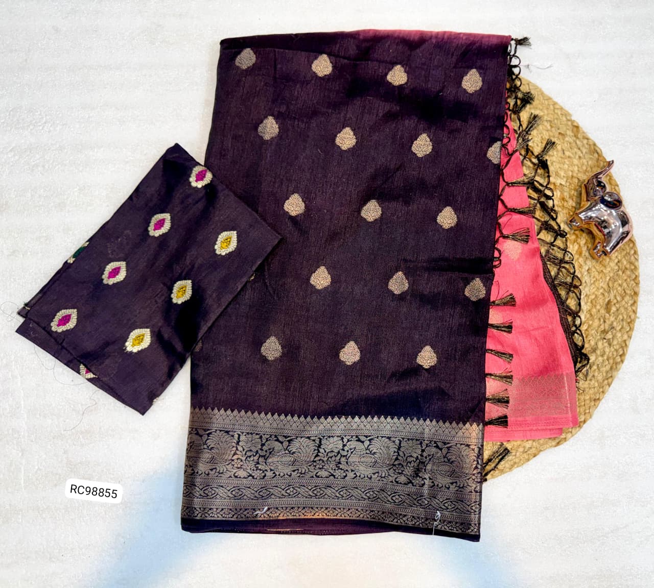 Premium Heavy Dola Butti Silk Saree