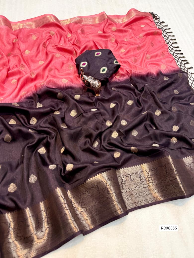 Premium Heavy Dola Butti Silk Saree