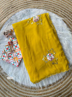Heavy Star Georgette Saree
