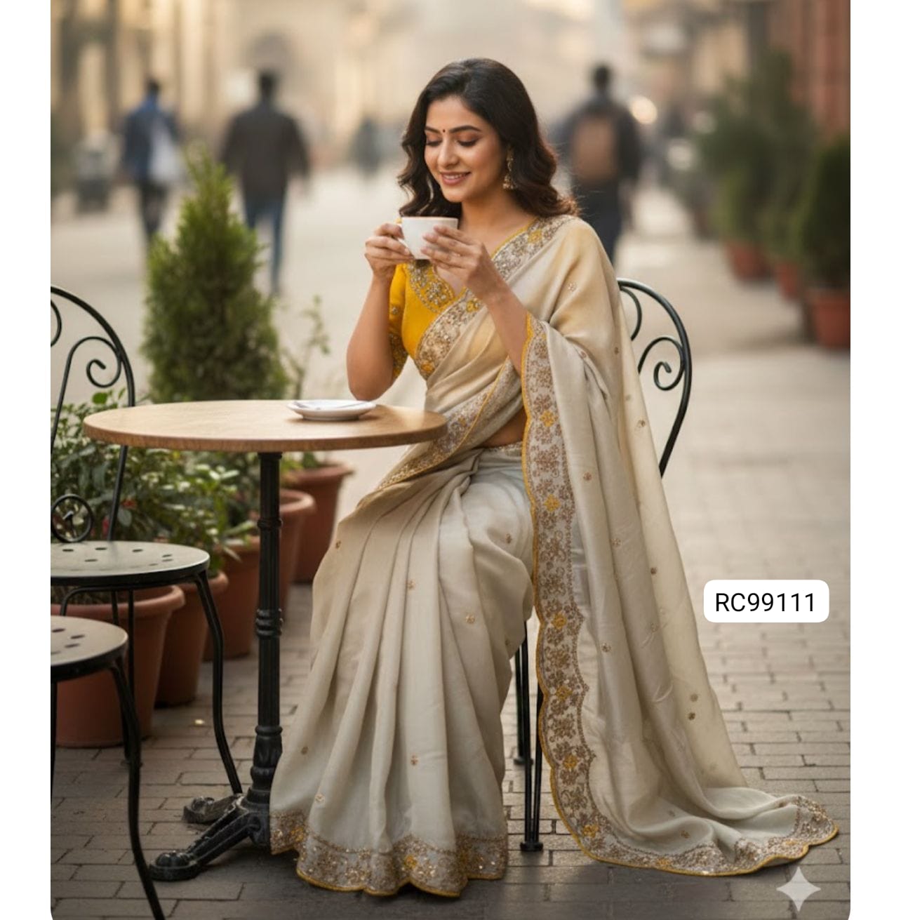 Heavy Rangoli Silk Saree