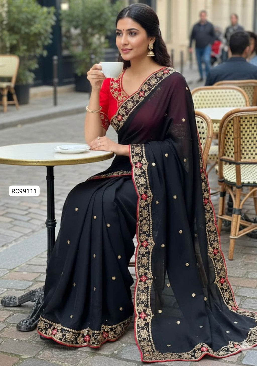 Heavy Rangoli Silk Saree