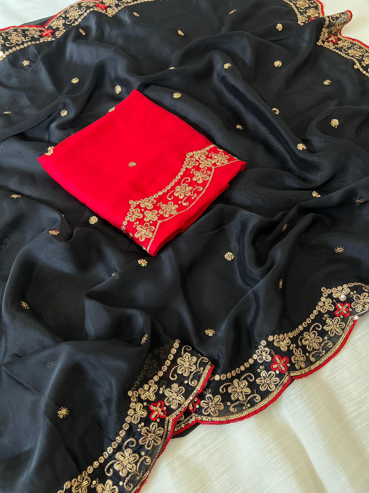 Heavy Rangoli Silk Saree