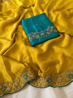 Heavy Rangoli Silk Saree
