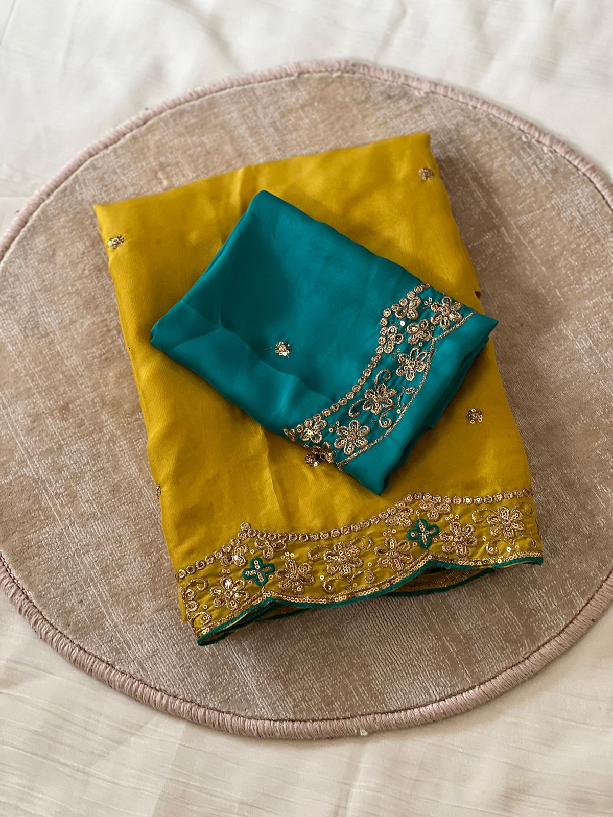 Heavy Rangoli Silk Saree