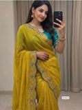 Heavy Soft Star Georgette Saree
