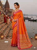 Soft Dola Silk Saree | Elegant Party Wear Saree Look