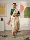 Pure Heavy Handloom Tussar Silk Saree