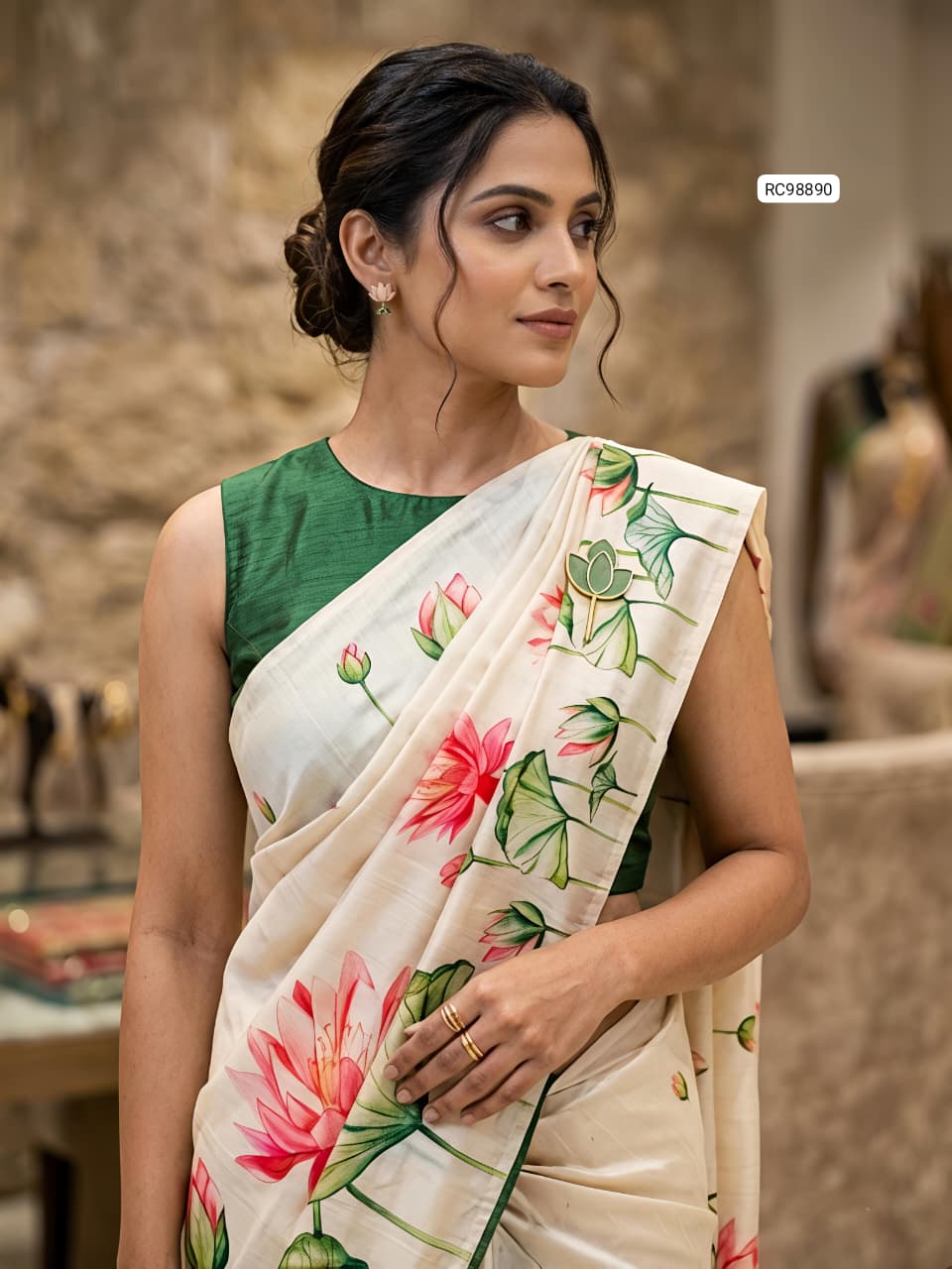 Pure Heavy Handloom Tussar Silk Saree