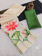 Pure Heavy Handloom Tussar Silk Saree