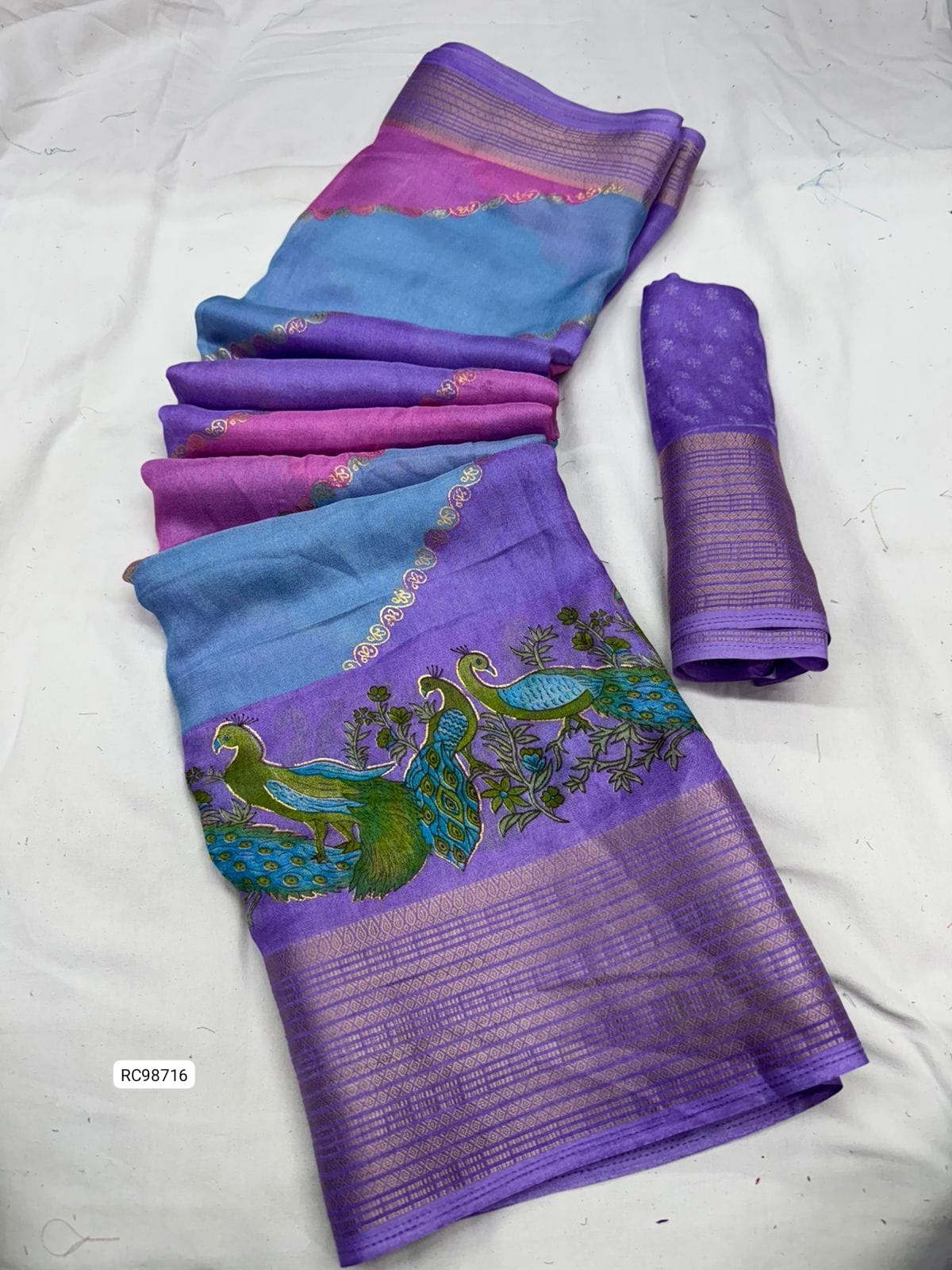 Soft Marshmallow Saree
