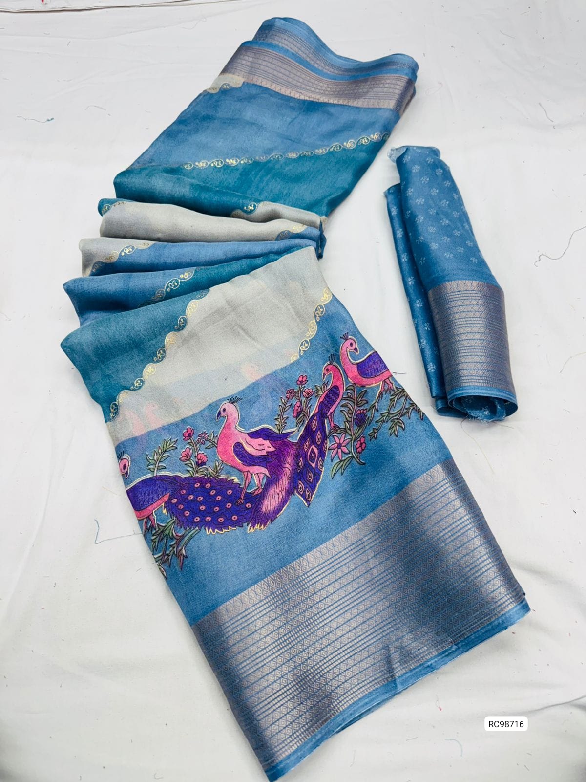 Soft Marshmallow Saree