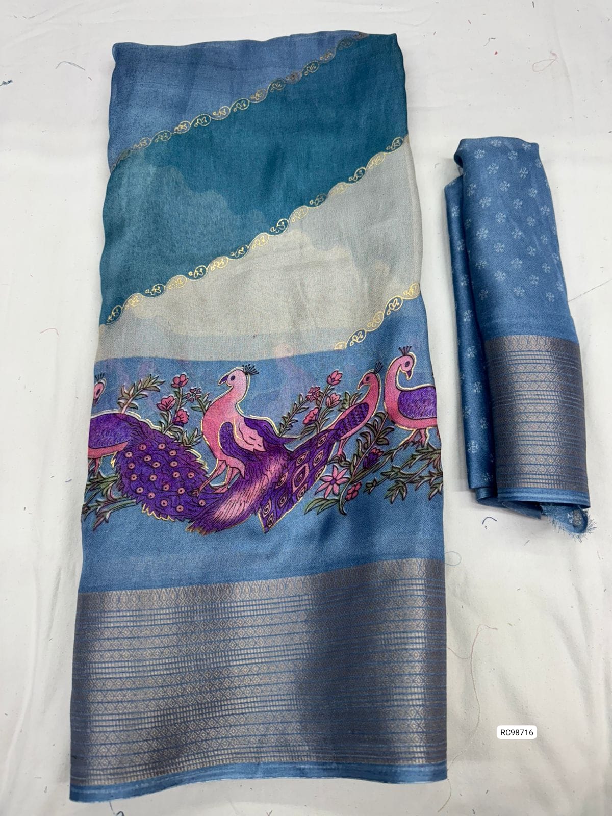 Soft Marshmallow Saree